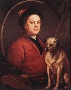 The Painter and his Pug f HOGARTH, William